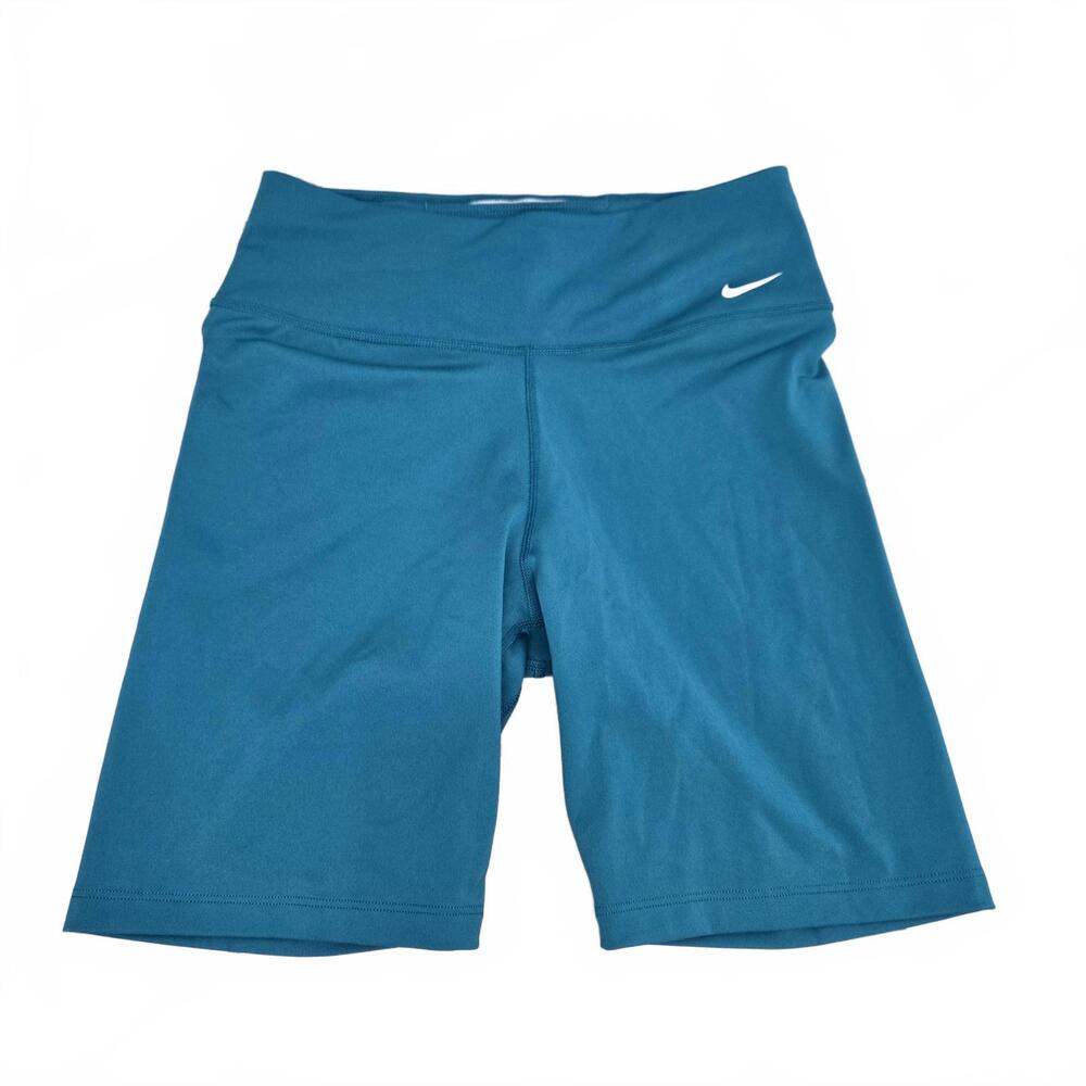 Nike Bike Shorts Womens Small Dri Fit Teal Activewear
